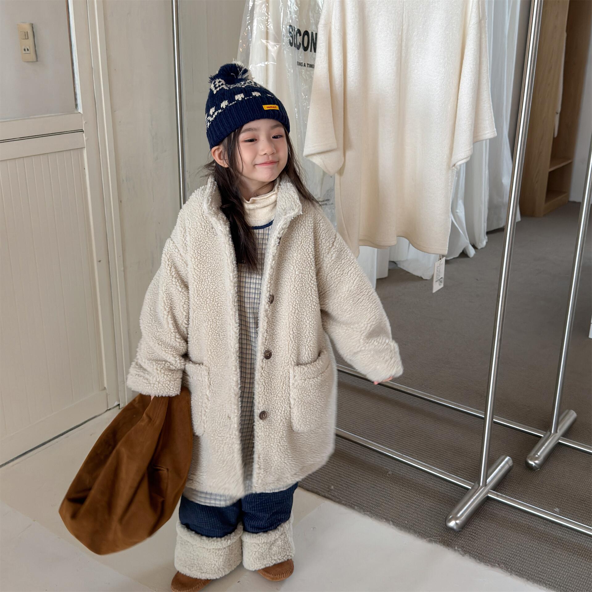 Toddler Boy Winter Fleece Jacket - 2026 Winter Neuer Kinder-Langarm-Wärmemantel, Jungen-Plüschjacke, Dickes
