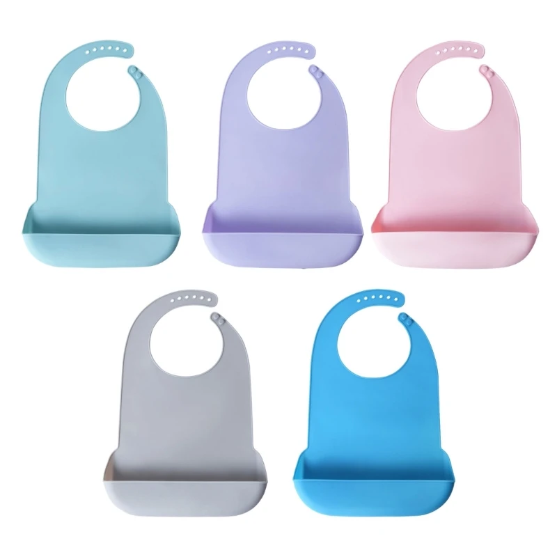 Waterproof Baby Bibs Silicone - Wasserdichter, ölbeständiger Silikon-Lätzchen-Schutz für Erwachsene und