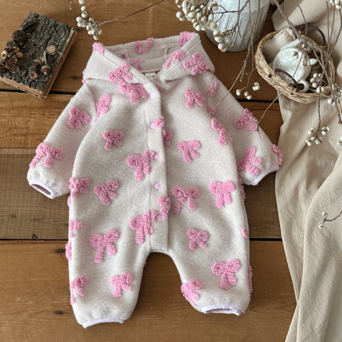 Baby-Mädchen-Strampler mit Kap – Newborn Baby Girl Romper Floral Bewertung und Preis