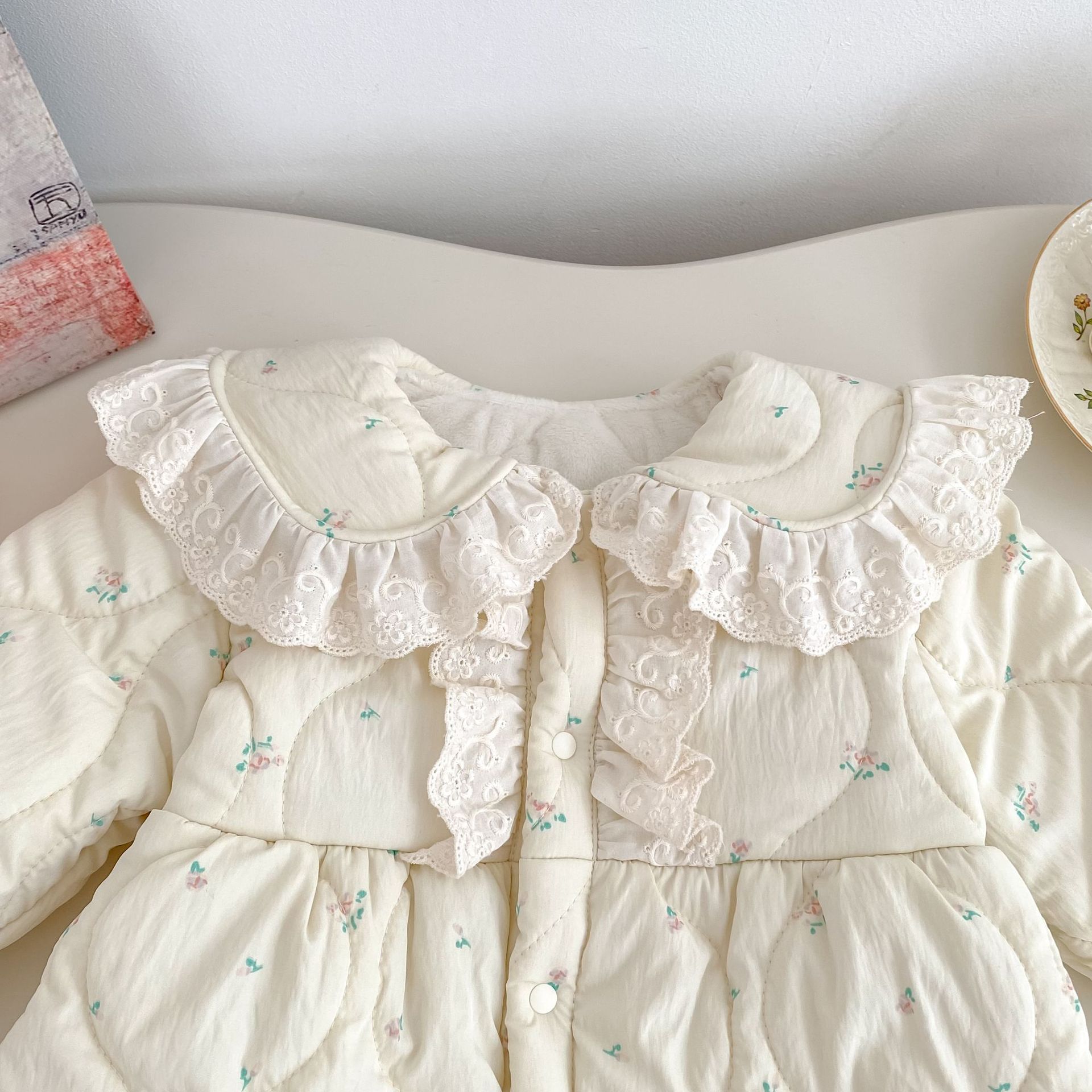 2025 Winter Neue Baby Mädchen  – Newborn Baby Girl Romper Floral Bewertung und Preis