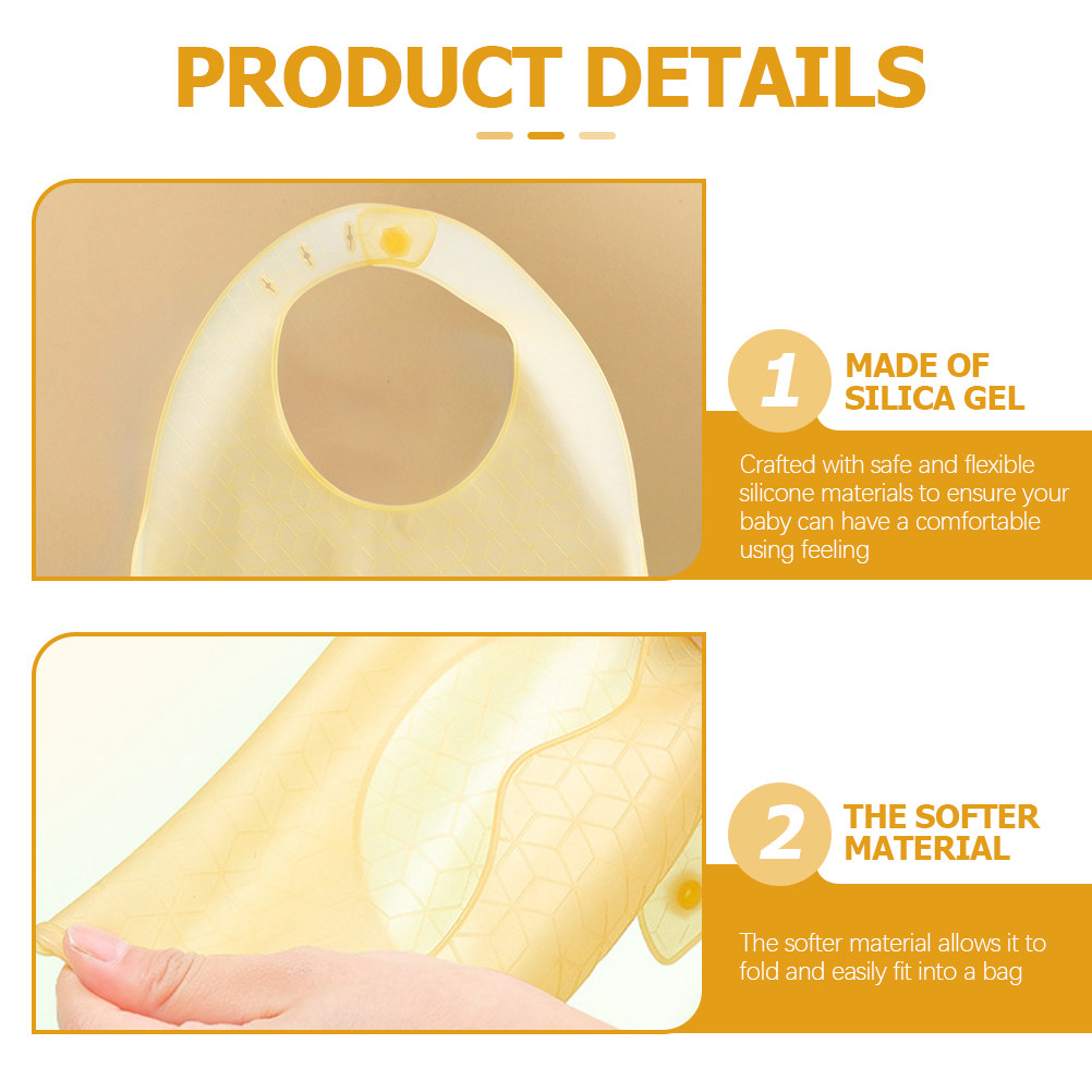 3 Stück Silikon-Babylätzchen,  – Waterproof Baby Bibs Silicone Bewertung und Preis