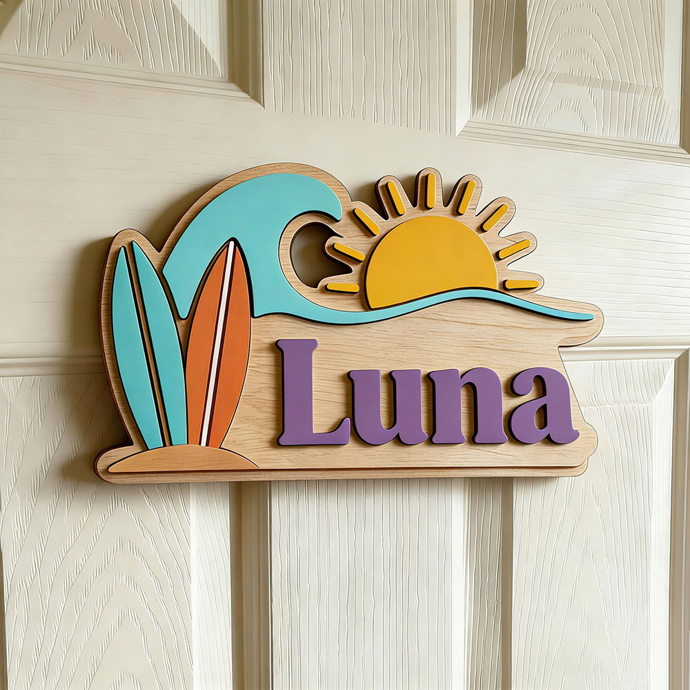 Personalisiertes Strandwellen- – Nursery Bewertung und Preis